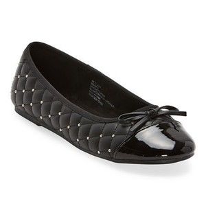 Thereabouts Little & Big Girls Lexi Ballet Flats, Black , 3 Medium